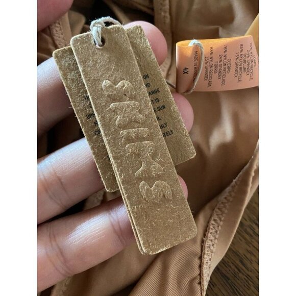 SKIMS Cut Out One  Piece Swimsuit OCHRE 4X - Picture 3 of 5